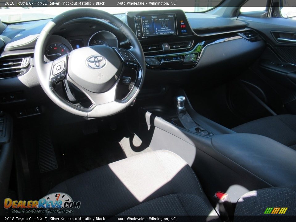 2018 Toyota C-HR XLE Silver Knockout Metallic / Black Photo #14