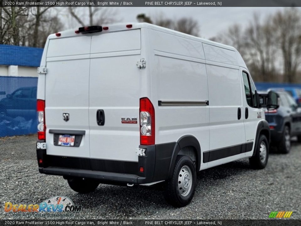 2020 Ram ProMaster 1500 High Roof Cargo Van Bright White / Black Photo #3