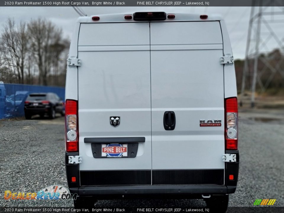 2020 Ram ProMaster 1500 High Roof Cargo Van Bright White / Black Photo #4