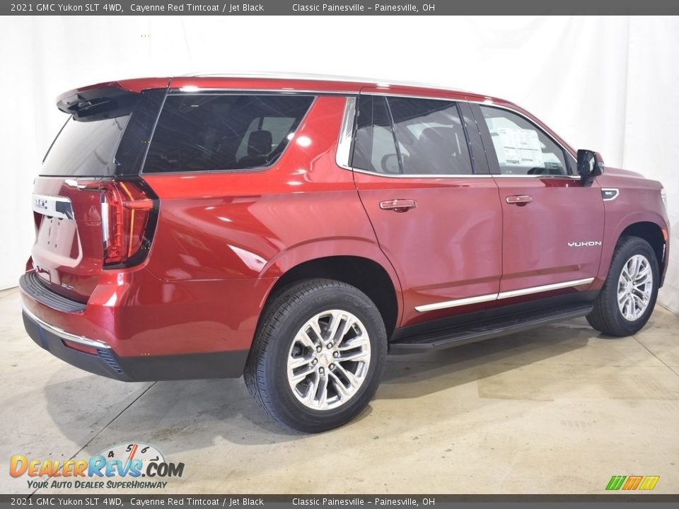 2021 GMC Yukon SLT 4WD Cayenne Red Tintcoat / Jet Black Photo #2