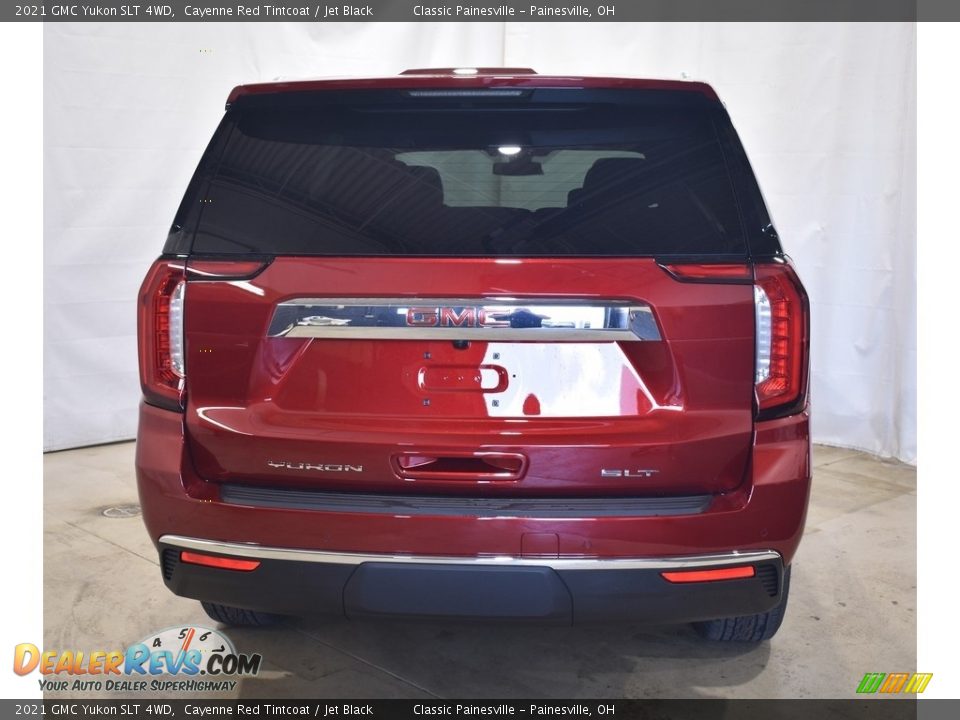 2021 GMC Yukon SLT 4WD Cayenne Red Tintcoat / Jet Black Photo #3