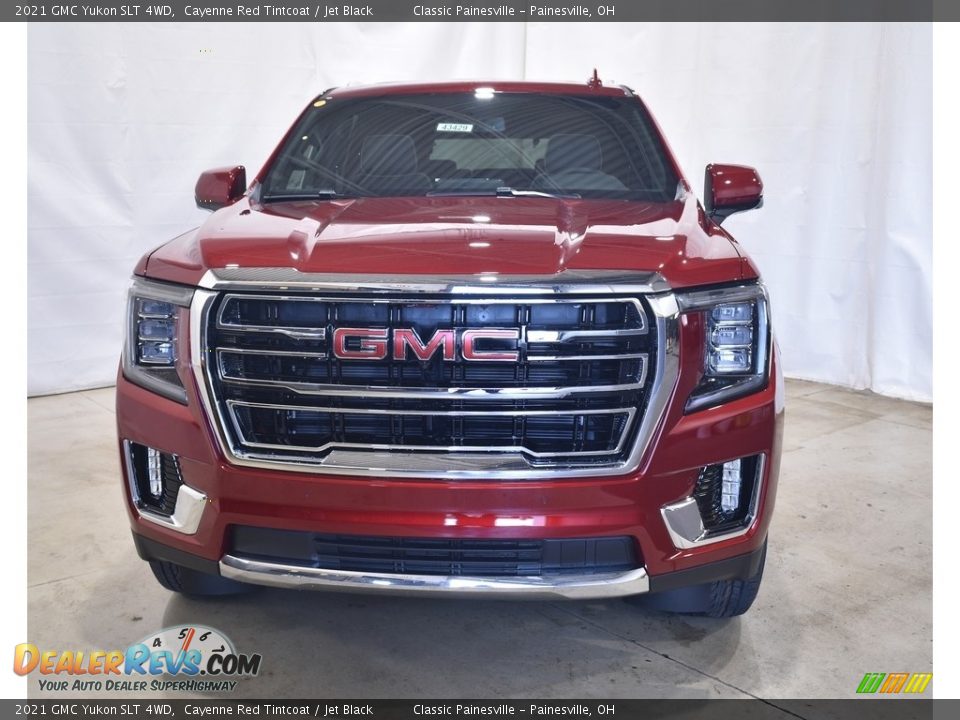 2021 GMC Yukon SLT 4WD Cayenne Red Tintcoat / Jet Black Photo #4