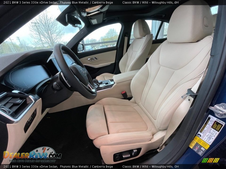 Front Seat of 2021 BMW 3 Series 330e xDrive Sedan Photo #4