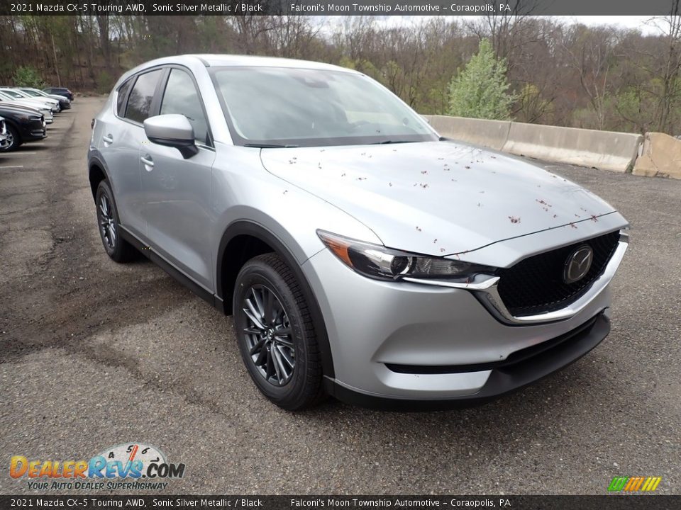 2021 Mazda CX-5 Touring AWD Sonic Silver Metallic / Black Photo #3