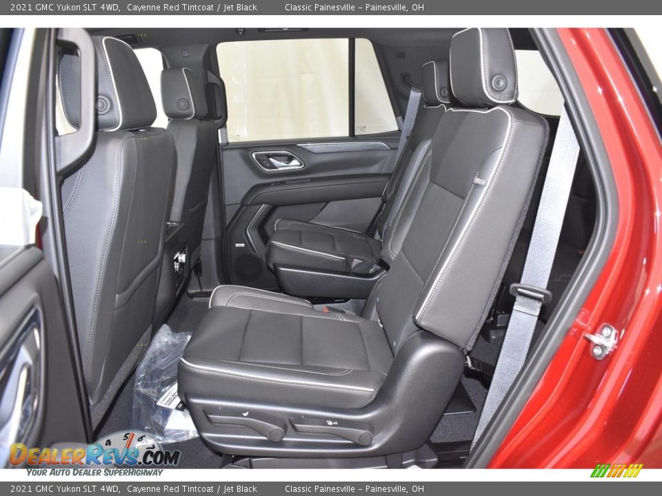 2021 GMC Yukon SLT 4WD Cayenne Red Tintcoat / Jet Black Photo #9