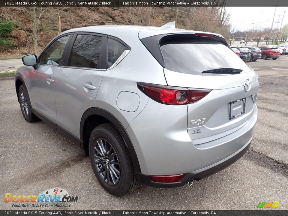 2021 Mazda CX-5 Touring AWD Sonic Silver Metallic / Black Photo #6