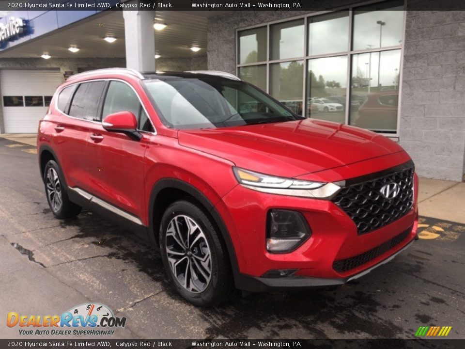 2020 Hyundai Santa Fe Limited AWD Calypso Red / Black Photo #1