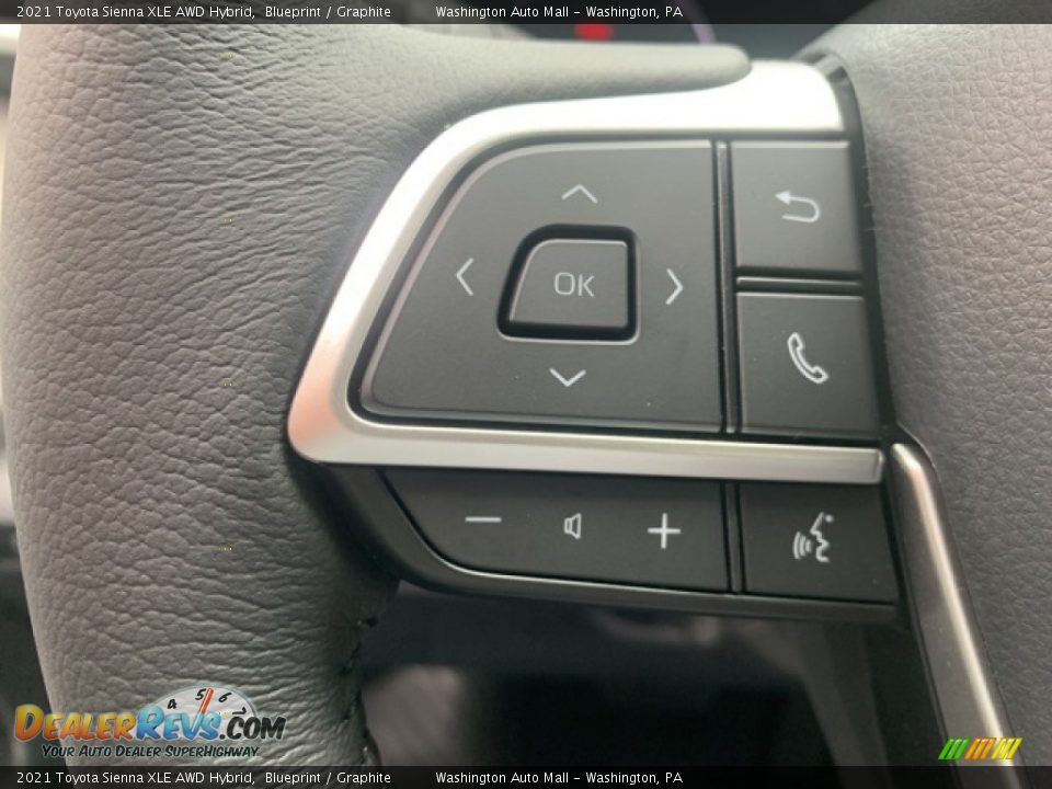 2021 Toyota Sienna XLE AWD Hybrid Blueprint / Graphite Photo #6