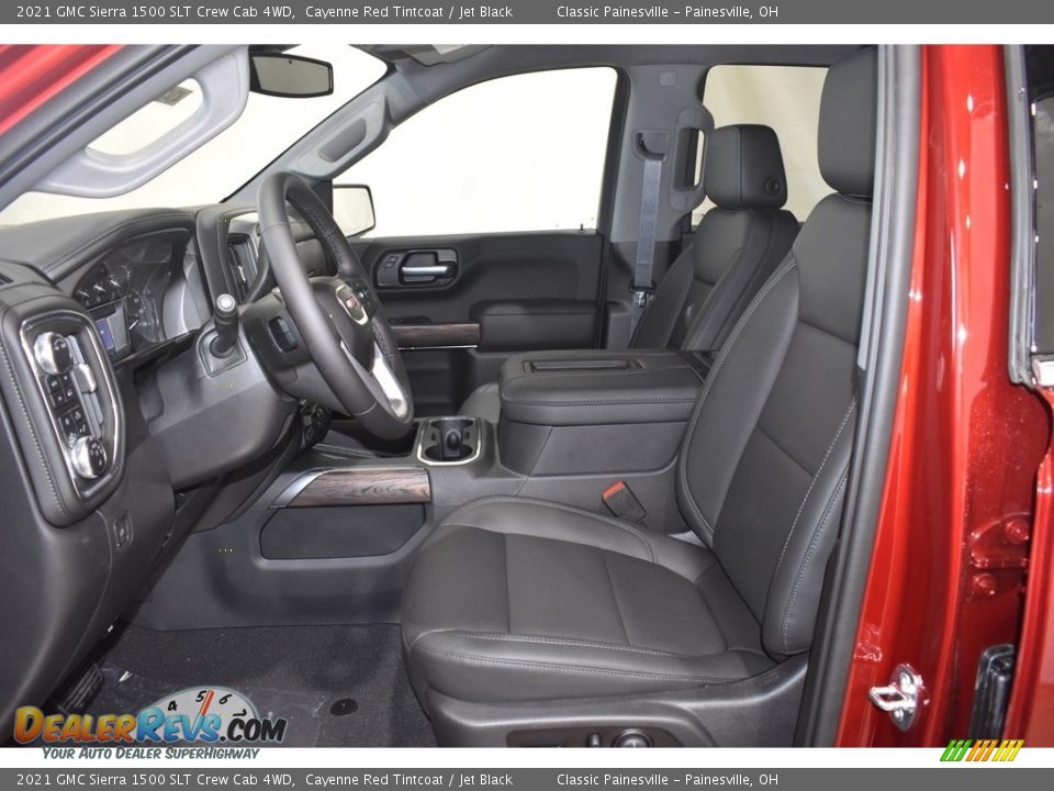 2021 GMC Sierra 1500 SLT Crew Cab 4WD Cayenne Red Tintcoat / Jet Black Photo #6