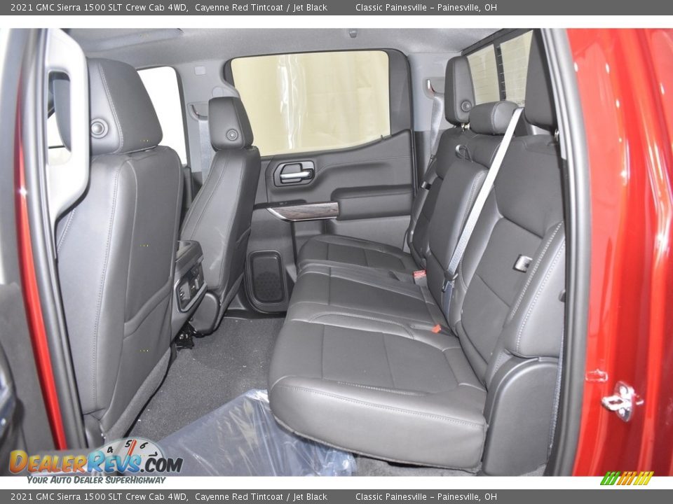 2021 GMC Sierra 1500 SLT Crew Cab 4WD Cayenne Red Tintcoat / Jet Black Photo #7