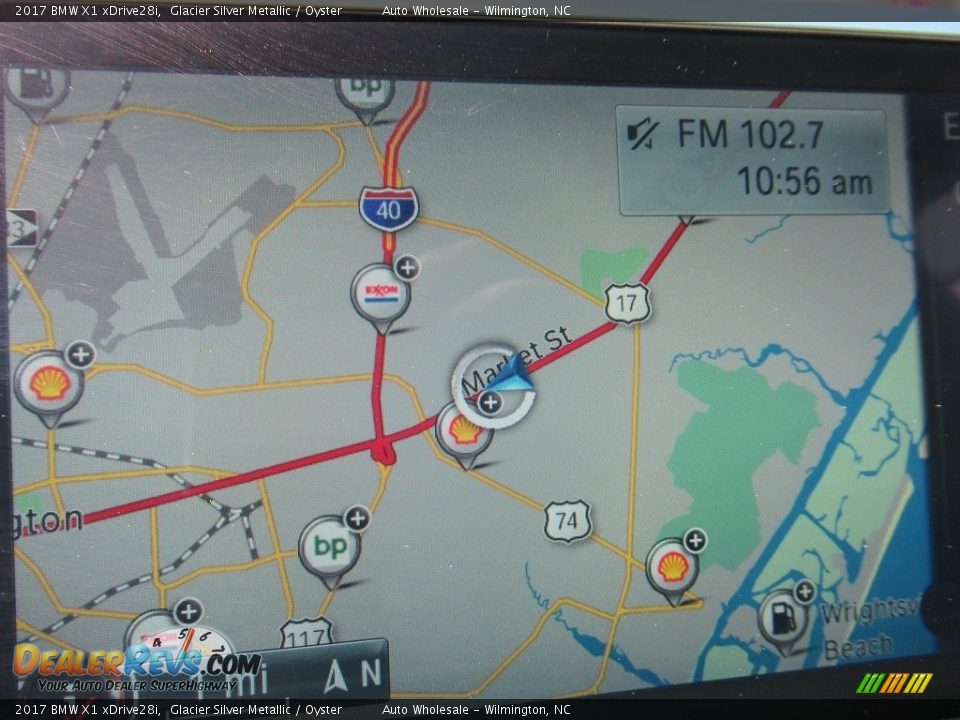 2017 BMW X1 xDrive28i Glacier Silver Metallic / Oyster Photo #16