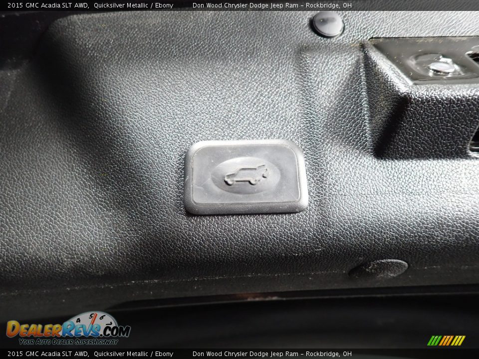 2015 GMC Acadia SLT AWD Quicksilver Metallic / Ebony Photo #20