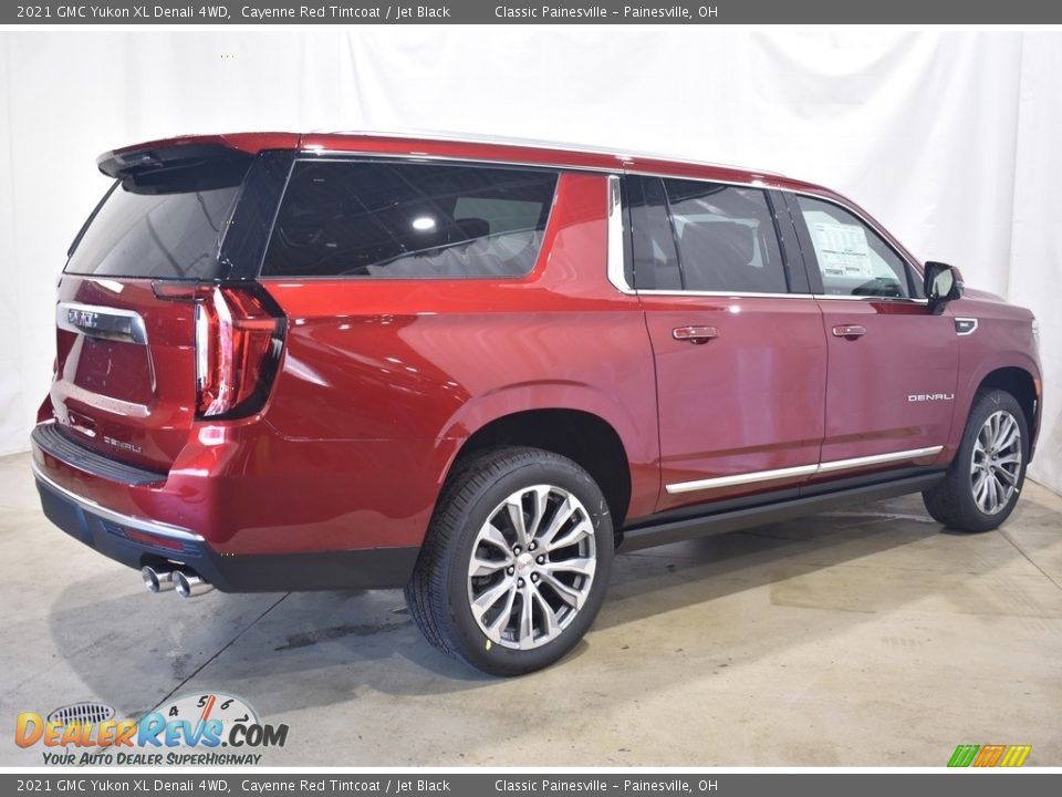 2021 GMC Yukon XL Denali 4WD Cayenne Red Tintcoat / Jet Black Photo #2