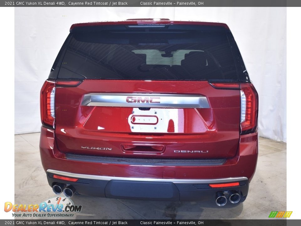 2021 GMC Yukon XL Denali 4WD Cayenne Red Tintcoat / Jet Black Photo #3