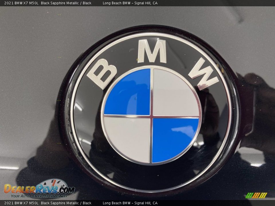 2021 BMW X7 M50i Black Sapphire Metallic / Black Photo #5