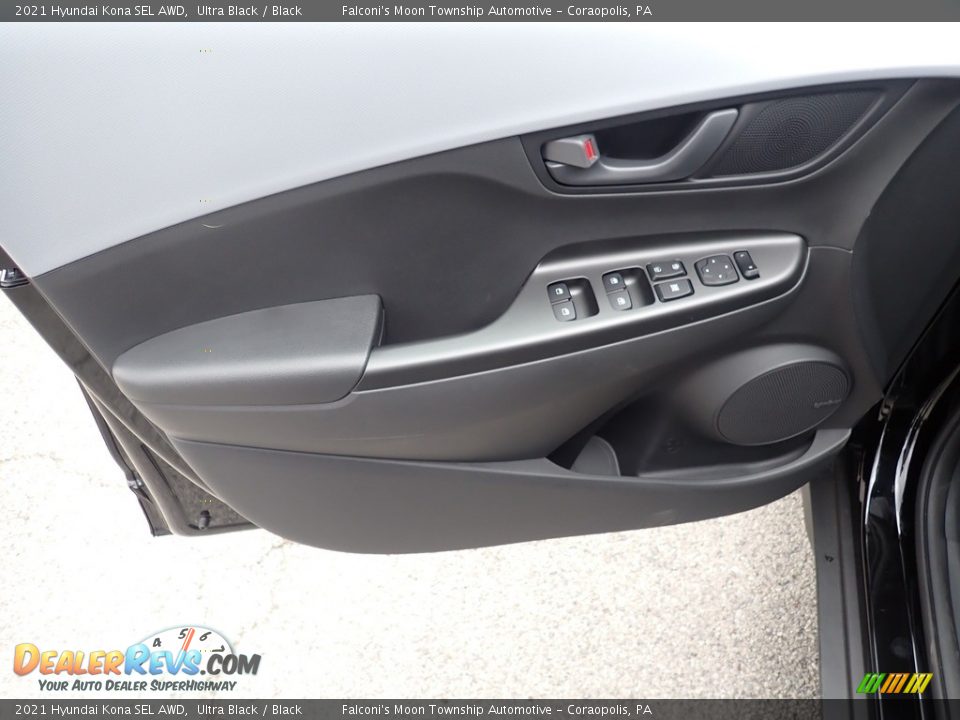 2021 Hyundai Kona SEL AWD Ultra Black / Black Photo #11