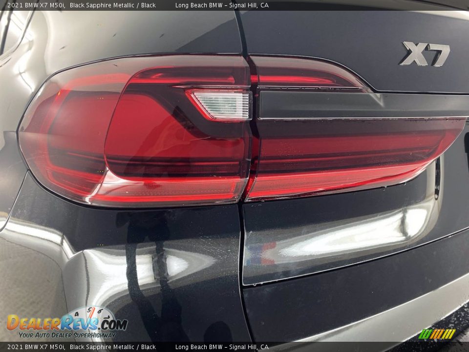 2021 BMW X7 M50i Black Sapphire Metallic / Black Photo #6