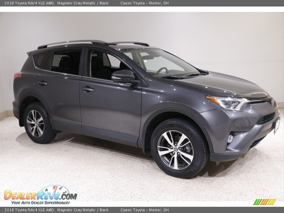 2018 Toyota RAV4 XLE AWD Magnetic Gray Metallic / Black Photo #1