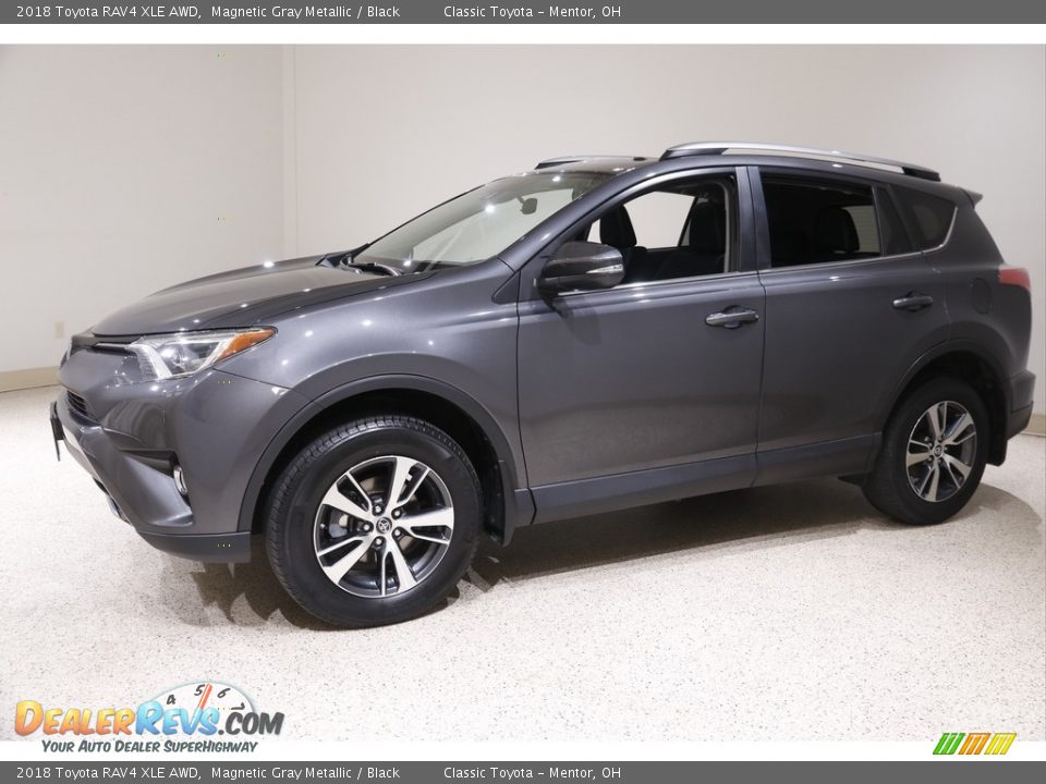 2018 Toyota RAV4 XLE AWD Magnetic Gray Metallic / Black Photo #3