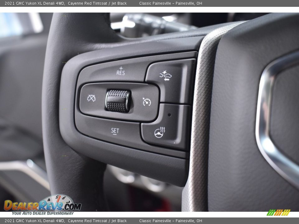 2021 GMC Yukon XL Denali 4WD Cayenne Red Tintcoat / Jet Black Photo #15