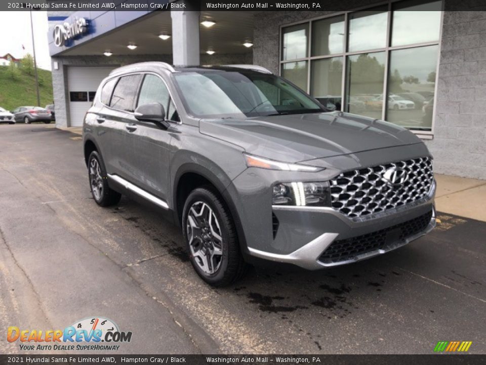 2021 Hyundai Santa Fe Limited AWD Hampton Gray / Black Photo #1