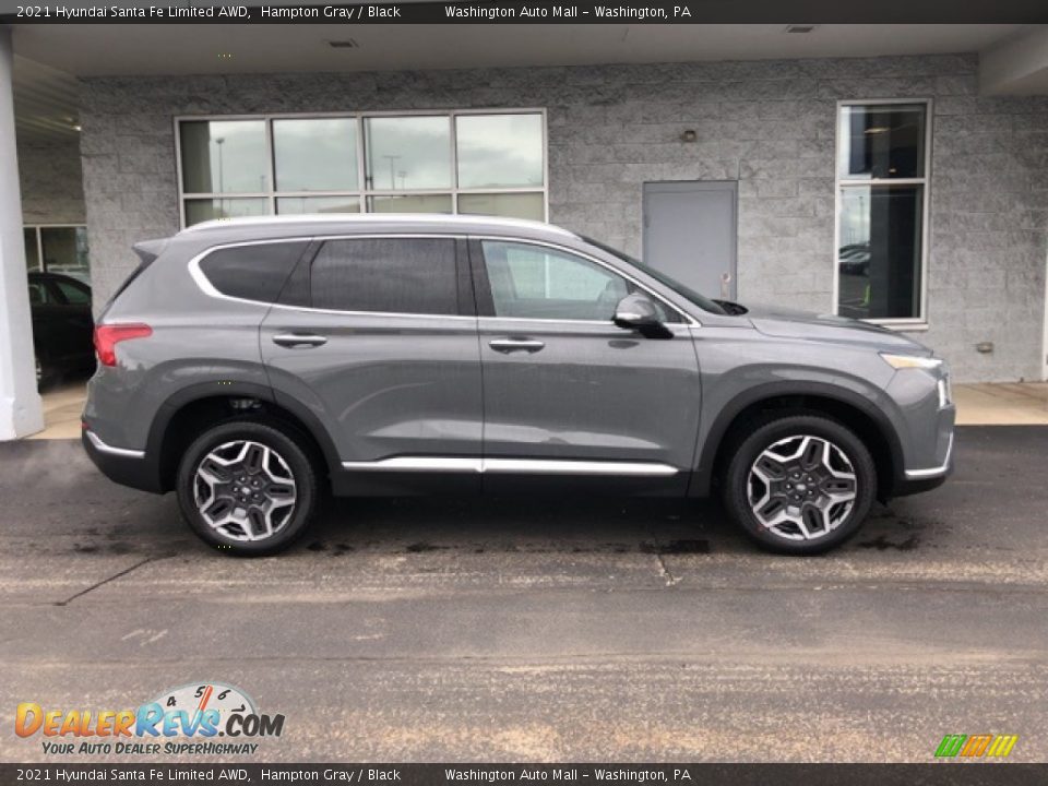 2021 Hyundai Santa Fe Limited AWD Hampton Gray / Black Photo #2