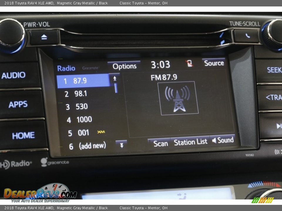 2018 Toyota RAV4 XLE AWD Magnetic Gray Metallic / Black Photo #10