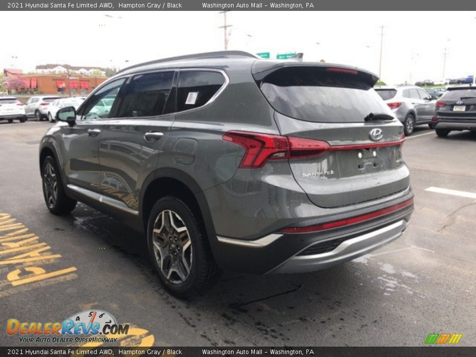 2021 Hyundai Santa Fe Limited AWD Hampton Gray / Black Photo #3