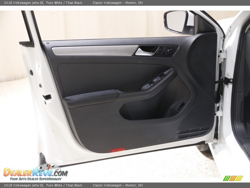 2018 Volkswagen Jetta SE Pure White / Titan Black Photo #4