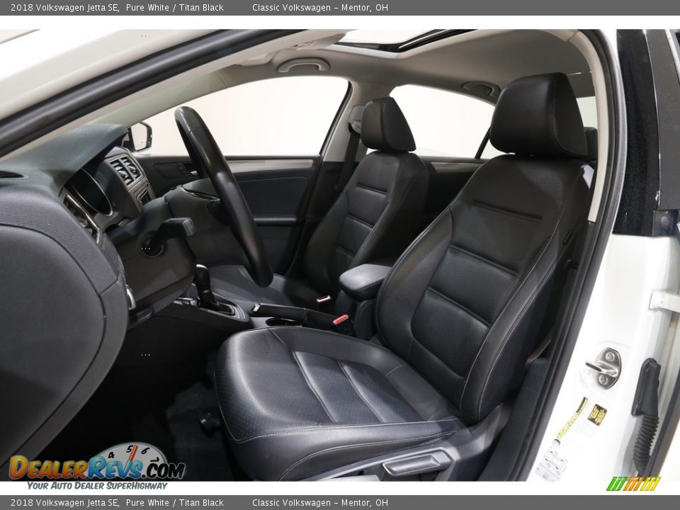 2018 Volkswagen Jetta SE Pure White / Titan Black Photo #5