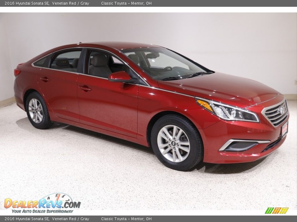 2016 Hyundai Sonata SE Venetian Red / Gray Photo #1