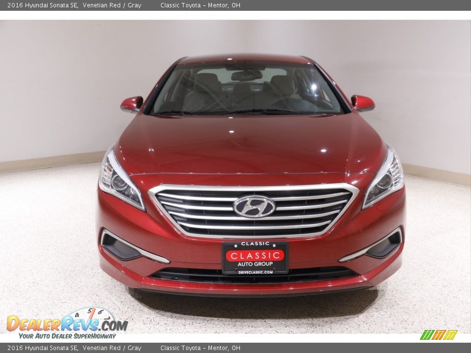 2016 Hyundai Sonata SE Venetian Red / Gray Photo #2