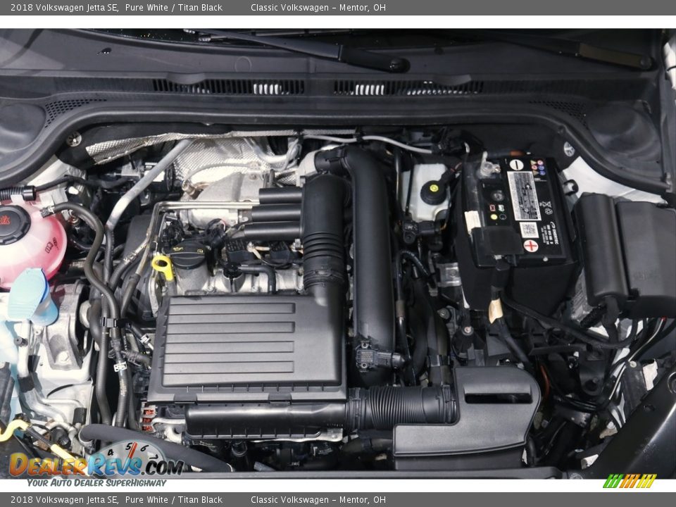 2018 Volkswagen Jetta SE Pure White / Titan Black Photo #17