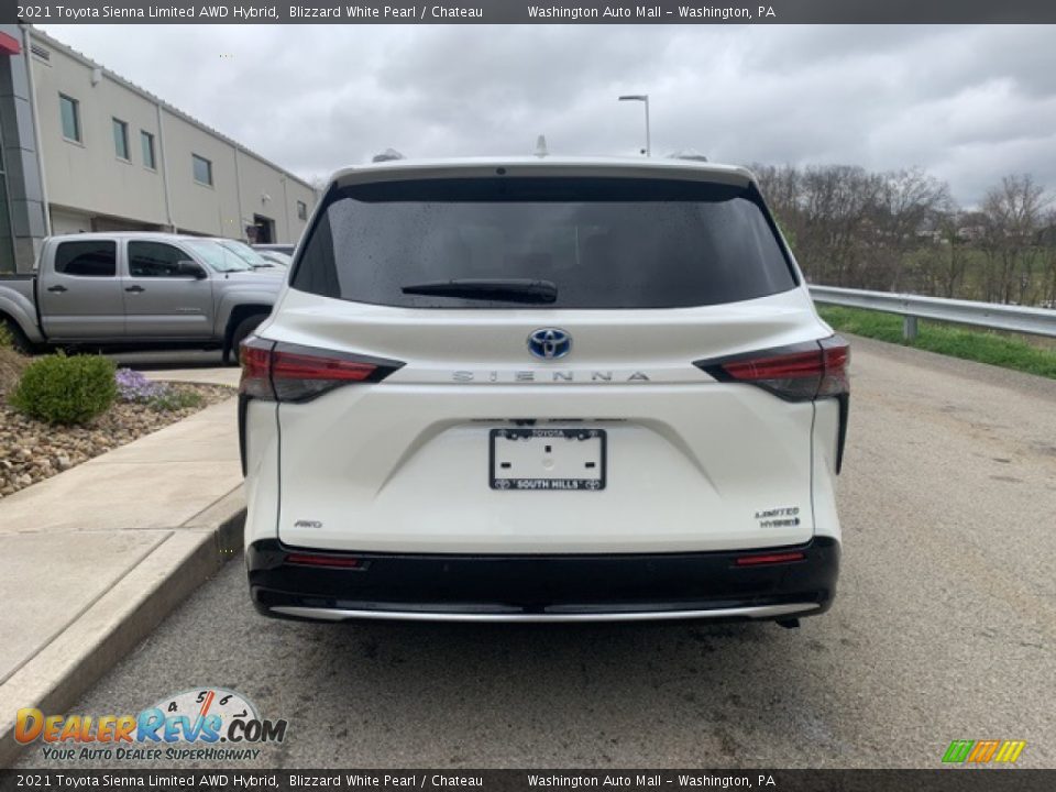 2021 Toyota Sienna Limited AWD Hybrid Blizzard White Pearl / Chateau Photo #19