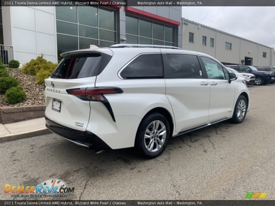 2021 Toyota Sienna Limited AWD Hybrid Blizzard White Pearl / Chateau Photo #20