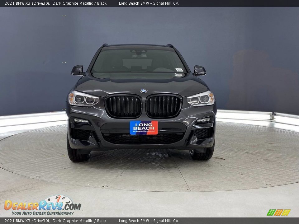 2021 BMW X3 sDrive30i Dark Graphite Metallic / Black Photo #2