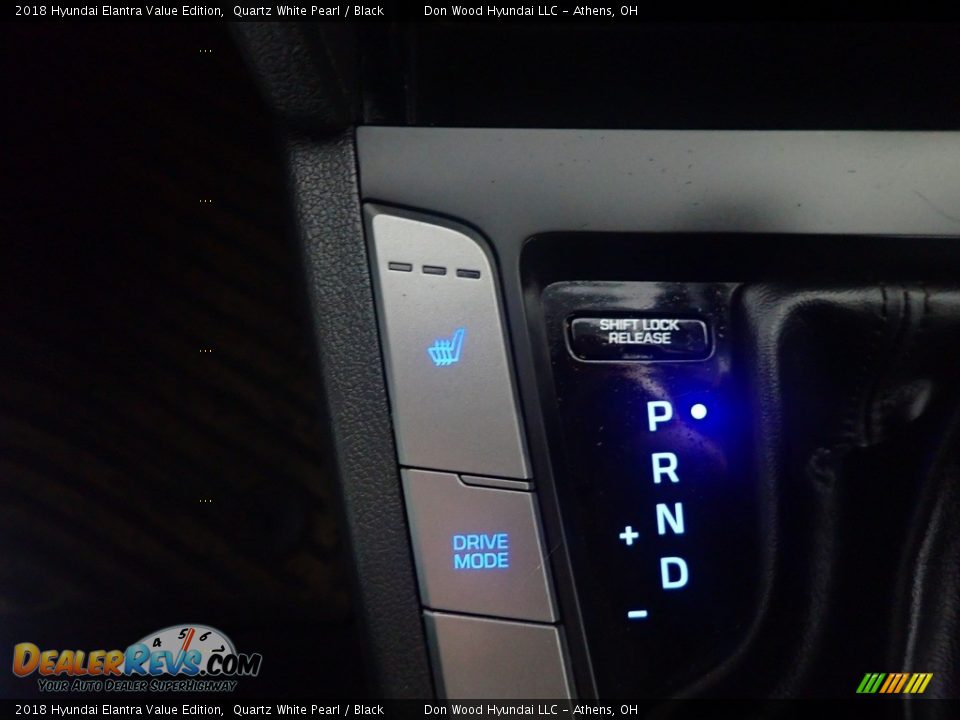 2018 Hyundai Elantra Value Edition Quartz White Pearl / Black Photo #3