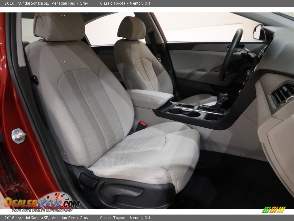 2016 Hyundai Sonata SE Venetian Red / Gray Photo #13