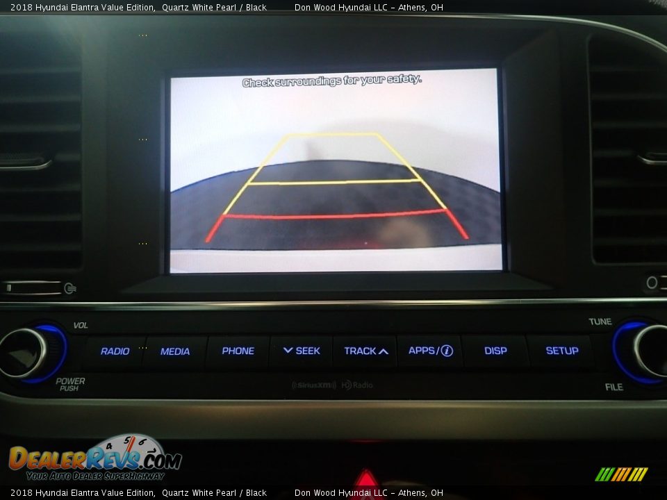 2018 Hyundai Elantra Value Edition Quartz White Pearl / Black Photo #4