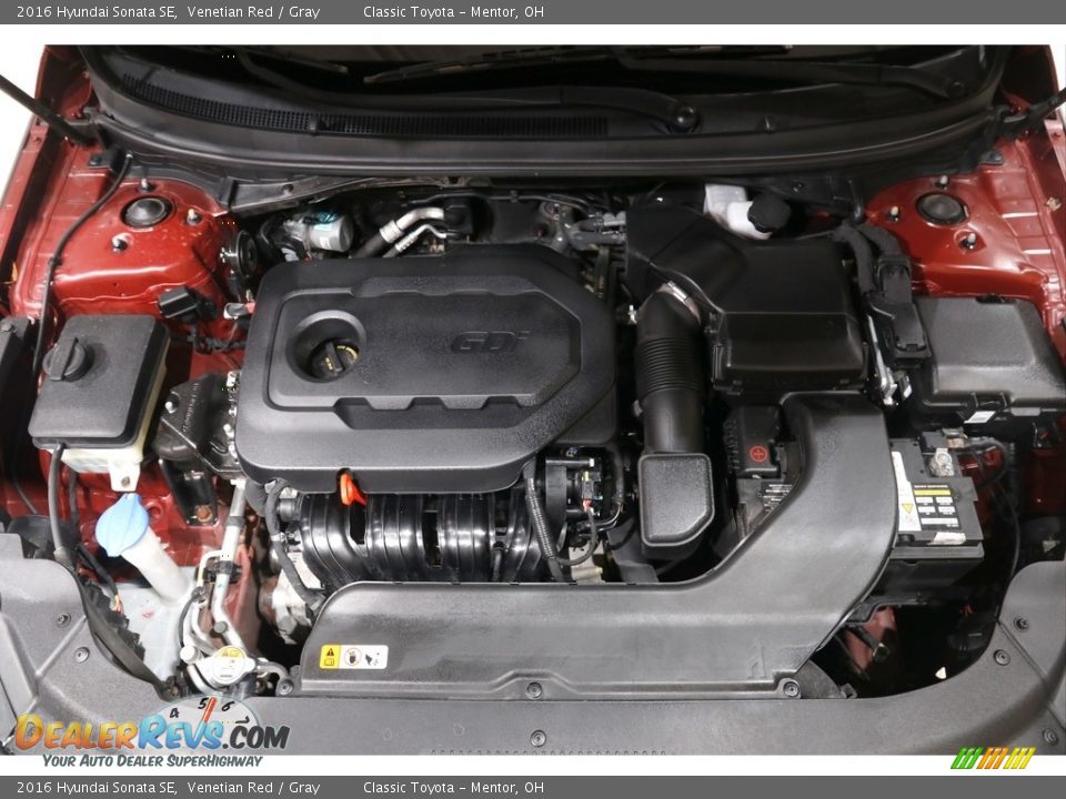 2016 Hyundai Sonata SE Venetian Red / Gray Photo #17