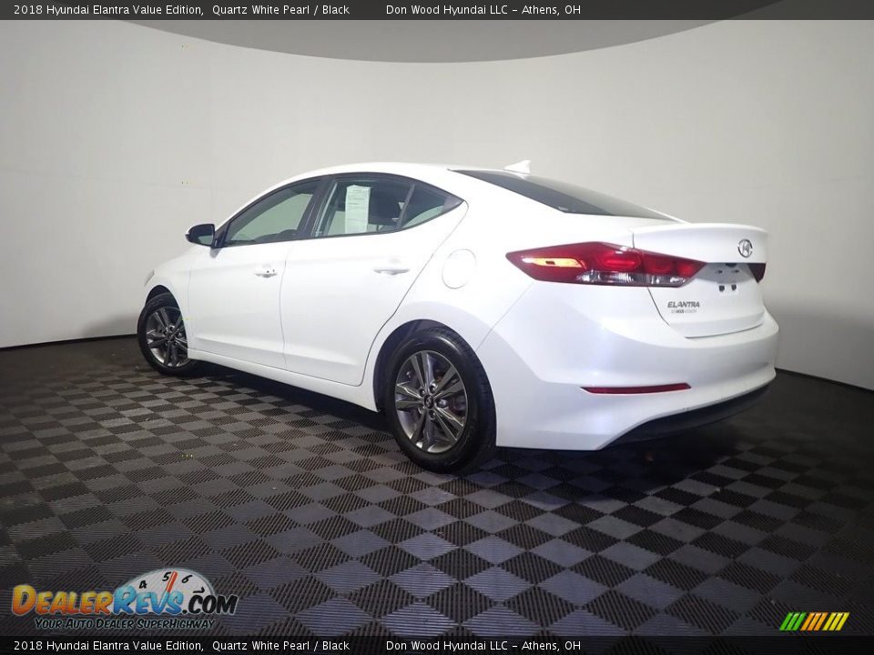 2018 Hyundai Elantra Value Edition Quartz White Pearl / Black Photo #11