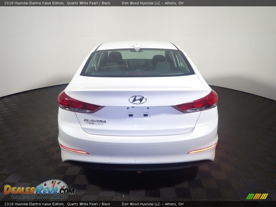 2018 Hyundai Elantra Value Edition Quartz White Pearl / Black Photo #13