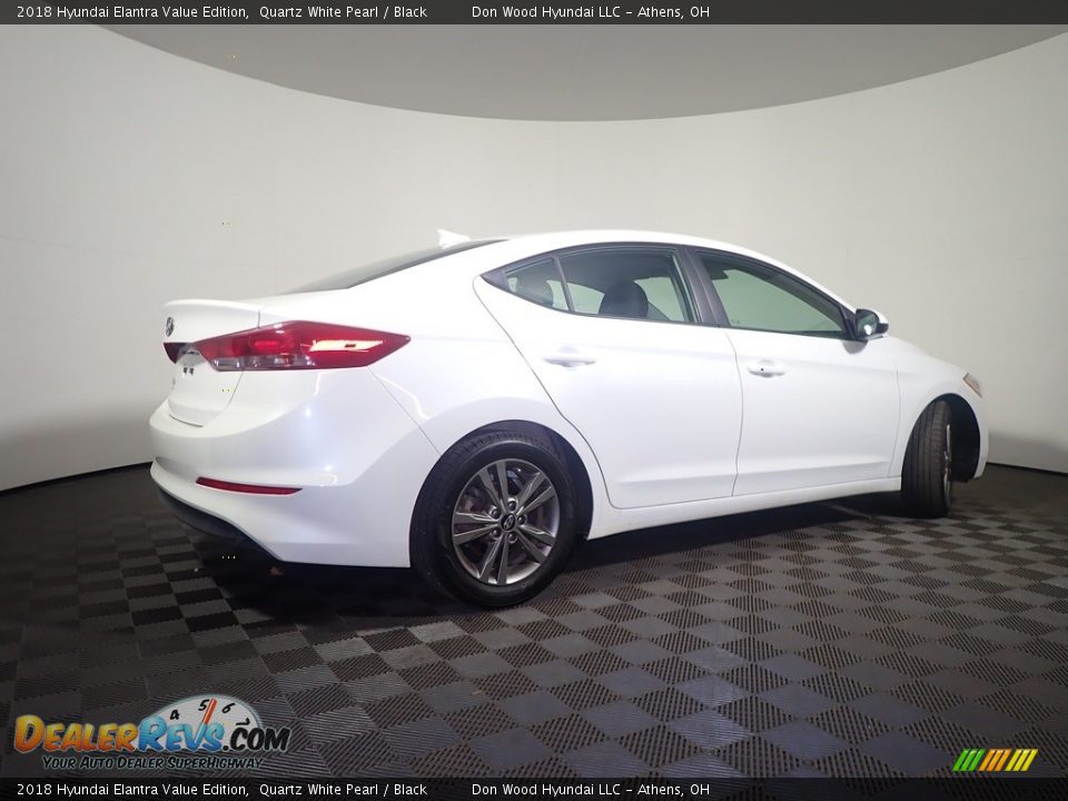 2018 Hyundai Elantra Value Edition Quartz White Pearl / Black Photo #16