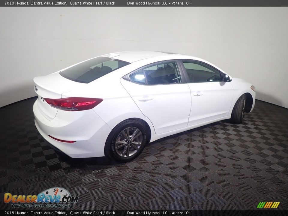 2018 Hyundai Elantra Value Edition Quartz White Pearl / Black Photo #17