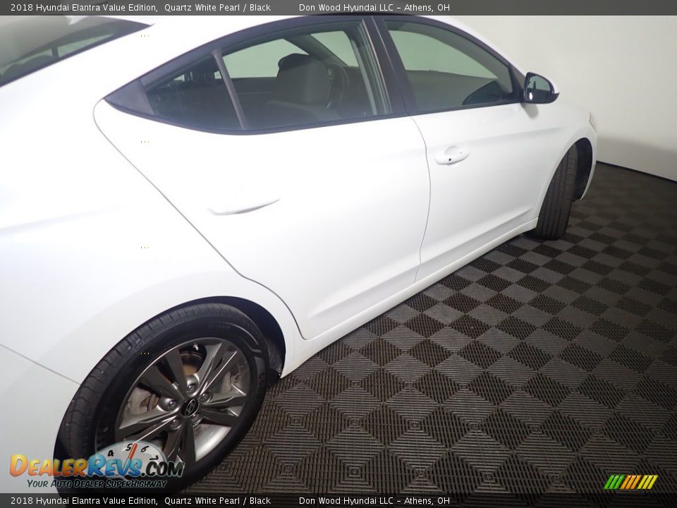 2018 Hyundai Elantra Value Edition Quartz White Pearl / Black Photo #19