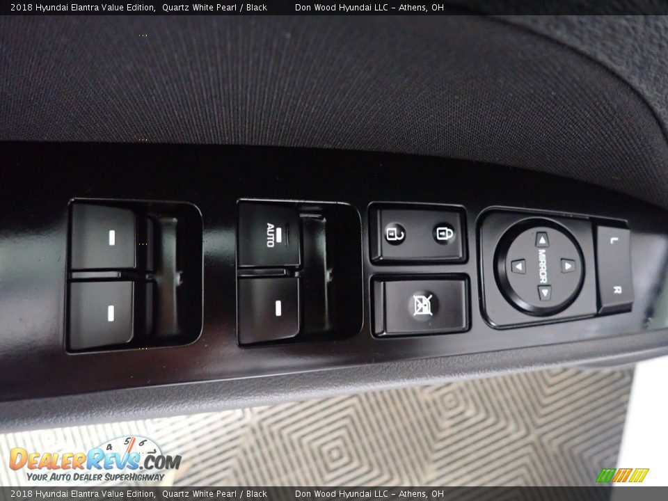 2018 Hyundai Elantra Value Edition Quartz White Pearl / Black Photo #21