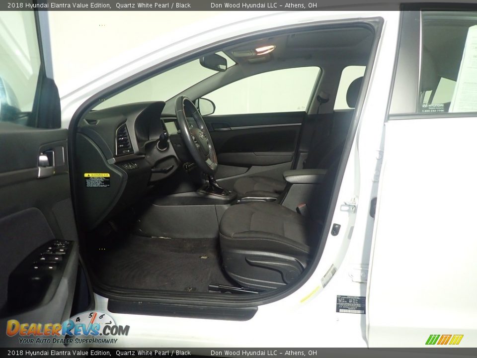 2018 Hyundai Elantra Value Edition Quartz White Pearl / Black Photo #22