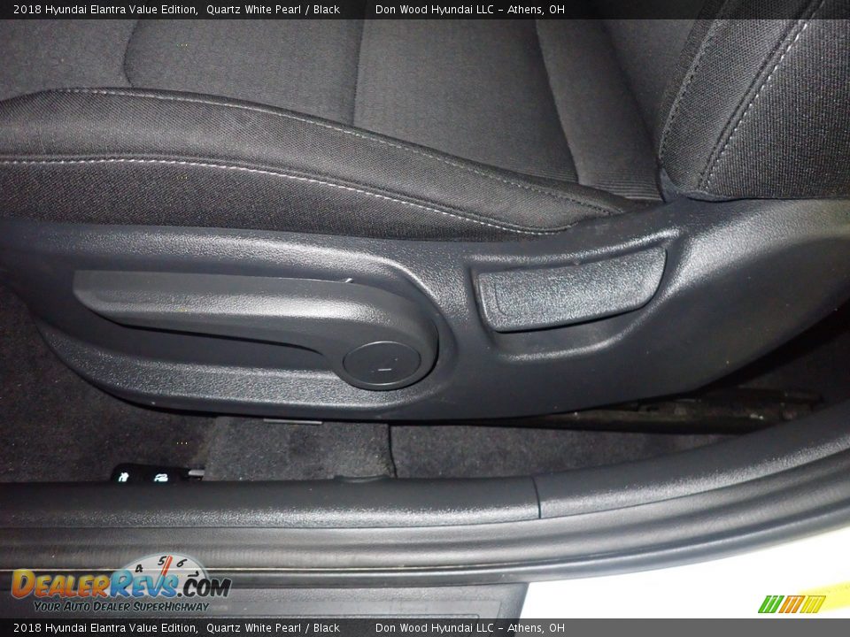 2018 Hyundai Elantra Value Edition Quartz White Pearl / Black Photo #23