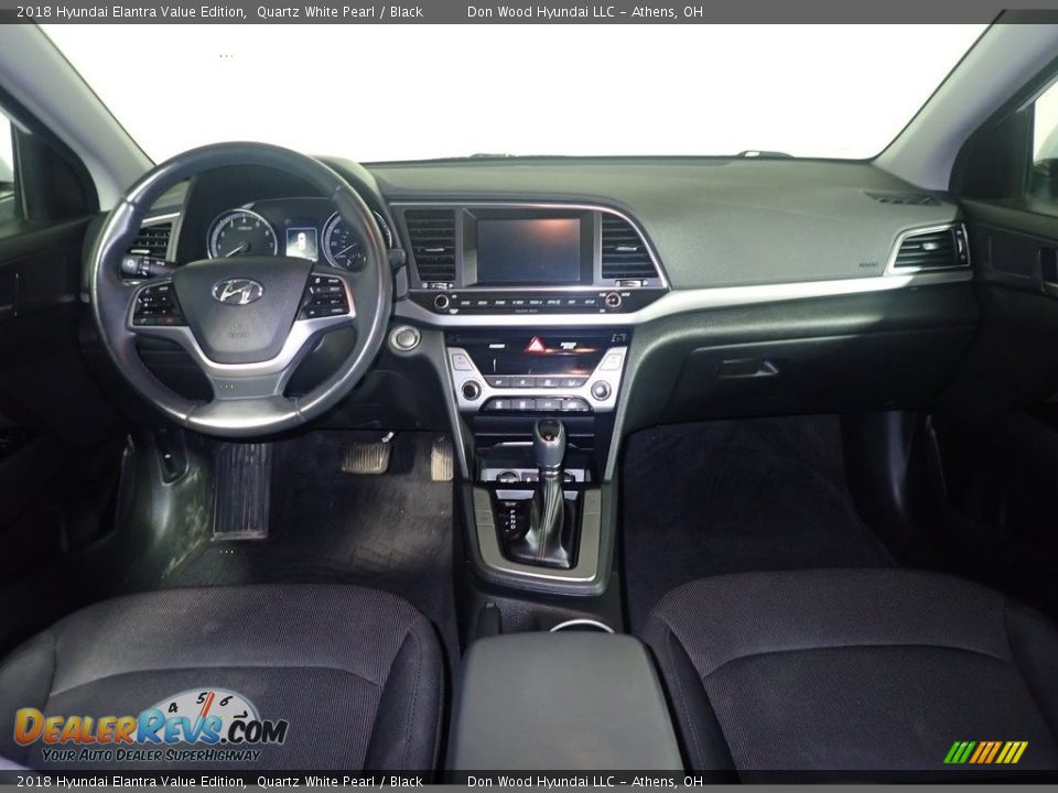 2018 Hyundai Elantra Value Edition Quartz White Pearl / Black Photo #24