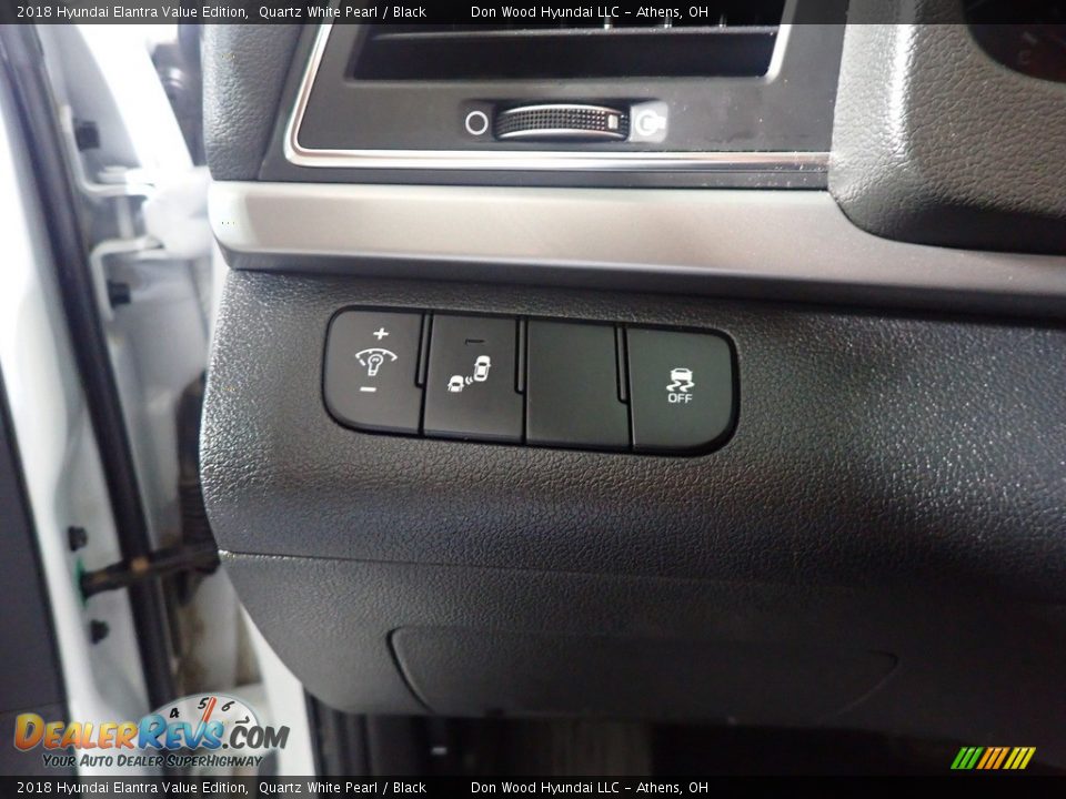 2018 Hyundai Elantra Value Edition Quartz White Pearl / Black Photo #31